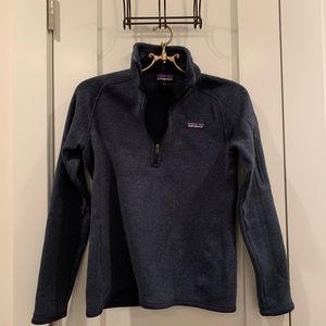 Patagonia Better Sweater 1/4 ZIP in Navy